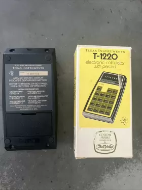 TI-1220 TEXAS INSTRUMENTS Calculator Box #3