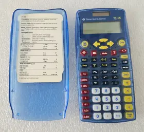 TI-15 TEXAS INSTRUMENTS Explorer Elementary Calculator Cover