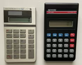 TI-1768 TEXAS INSTRUMENTS Pocket Solar Calculator Sentry