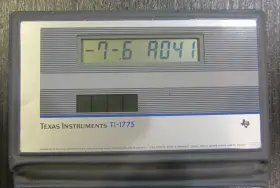 TI-1775 TEXAS INSTRUMENTS Solar Calculator #3