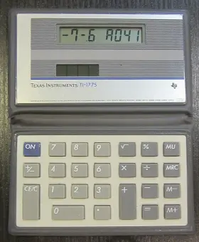 TI-1775 TEXAS INSTRUMENTS Solar Calculator