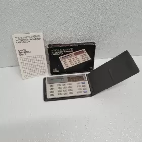TI-1780 TEXAS INSTRUMENTS Solar Light Calculator Box Manual