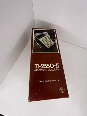 TI-2550-11 TEXAS INSTRUMENTS Calculator Book Box #2