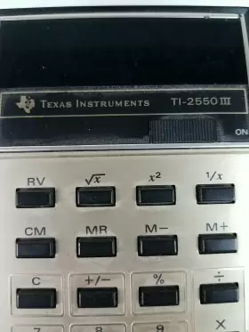 TI-2550-III TEXAS INSTRUMENTS Calculator #2