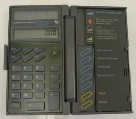 TI-2600 TEXAS INSTRUMENTS Banker Solar Calculator Cards
