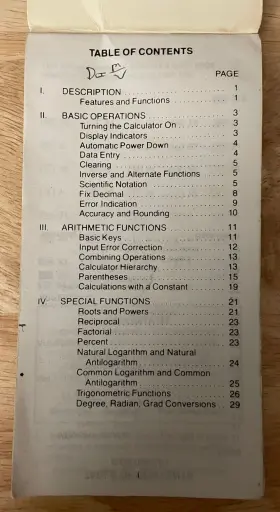 TI-30III TEXAS INSTRUMENTS Scientific Calculator #2