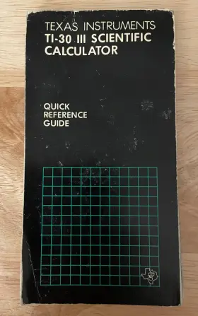 TI-30III TEXAS INSTRUMENTS Scientific Calculator