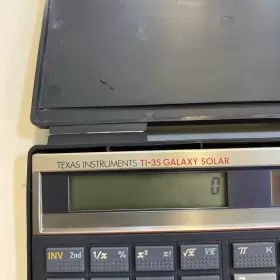 TI-35 TEXAS INSTRUMENTS Galaxy Solar Calculator #2