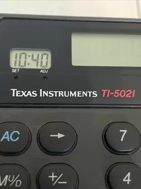TI-5021 TEXAS INSTRUMENTS Superview Calculator Clock Display #3
