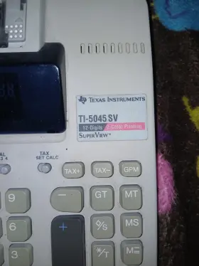TI-5045SV TEXAS INSTRUMENTS Sv Superview Calculator Digits #2