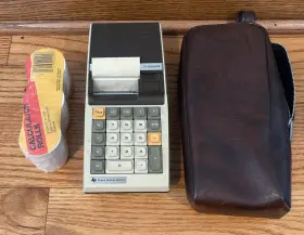 TI-5050M TEXAS INSTRUMENTS Calculator Rolls Cord