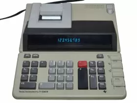 TI-5160 TEXAS INSTRUMENTS Calculator Adding