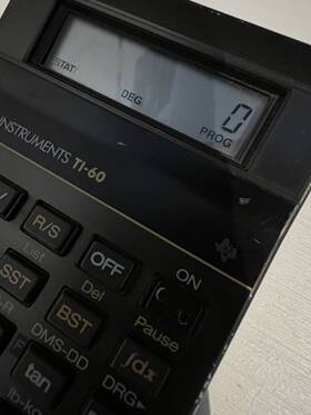 Calculatrice Scientifique Texas Instruments Ti-60 - Vintage, Collection, Fonctionnelle