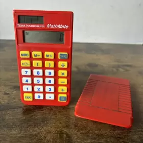 TI-7 TEXAS INSTRUMENTS Solar Calculator Mathmate Cover