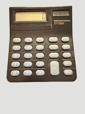 TI-7300 TEXAS INSTRUMENTS Superview Solar Calculator