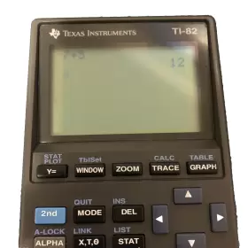 TI-82 TEXAS INSTRUMENTS Graphing Calculator Cover #2