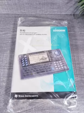 TI-92 TEXAS INSTRUMENTS Guidebook