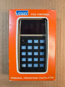 TXI-8661A TEXAS INSTRUMENTS Montgomery Ward Calculator Box