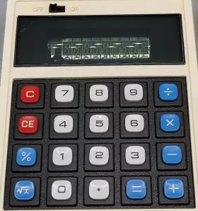 830ND TKS Calculator Display Sqroot #2