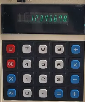 830ND TKS Calculator Display Sqroot #3