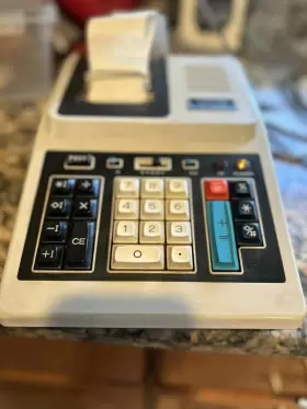 BC-1210P TOSHIBA Calculator Printing Desk Power Cord Video #3
