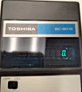 BC-8018 TOSHIBA Calculator #3
