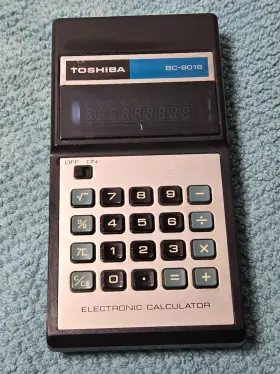 BC-8018B TOSHIBA Calculator #2