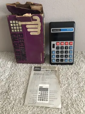 BH-113 TOSHIBA Calculator Handheld