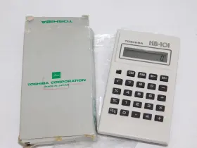 HB-101 TOSHIBA Box Pocket Calculator