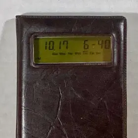 LC-1038MN TOSHIBA Memo Crystal Calculator #2