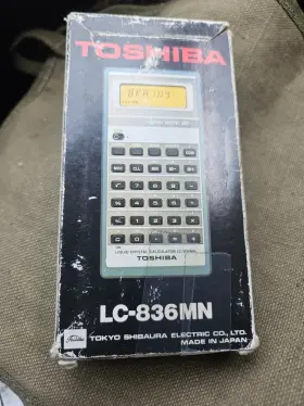 LC-836MN TOSHIBA Memo Scientific Calculator