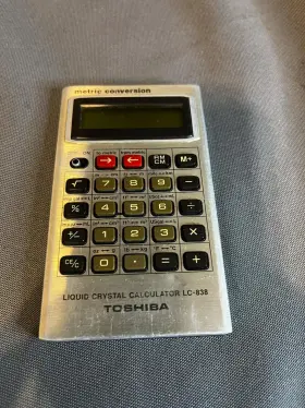 LC-838 TOSHIBA Conversion Scientific Calculator #2