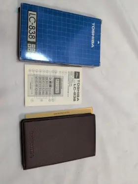 LC-840 TOSHIBA Calendar Prestige Lcd Calculator