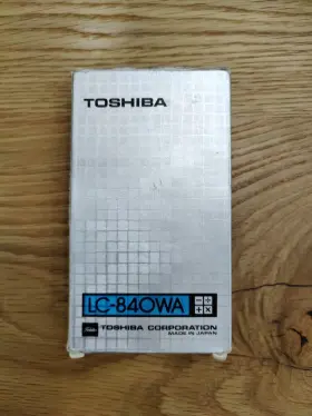 LC-840WA-ELECTRONIC TOSHIBA Auto Calendar Crystal Calculator