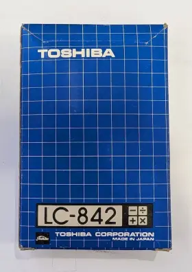LC-842 TOSHIBA Calculator Box