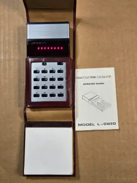 L-0830 UNICO Pocket Calculator Manual