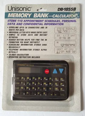 020426211125 UNISONIC Handheld Memory Bank Calculator