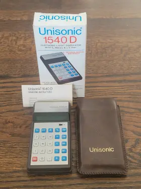 1540D UNISONIC Calculator Simple Lcd Display Box