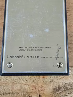 7212 UNISONIC Lc Pocket Calculator Battery #3