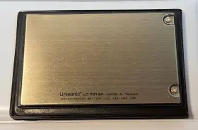 7219 UNISONIC Solar Lc Pocket Calculator Credit Card Cover #2