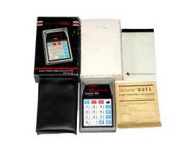 931L UNISONIC Calculator Box Manual Pocket