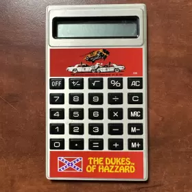 DH-2122 UNISONIC Dukes Hazzard Calculator