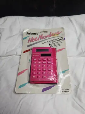LC-184P UNISONIC Pink Solar Calculator