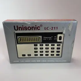 Unisonic Lc-211 Vintage Credit Card Calculator - Does Not Work Unisonic Lc-211 Vintage Credit Card Calculator - Does Not Work