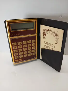 LC-7311M UNISONIC Pocket Calculator Manual