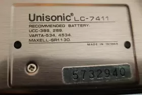 LC-7411BK UNISONIC Calculator #3