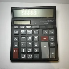 LC1299 UNISONIC Dual Power Calculator Big Screen Display