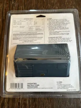 LC2960 UNISONIC Calculator Solar Display #2