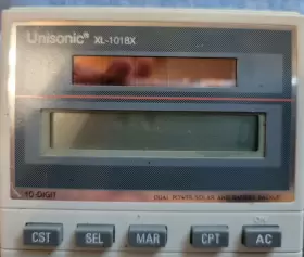 XL-1018X UNISONIC Dual Power Solar Battery Backup Calculator #2