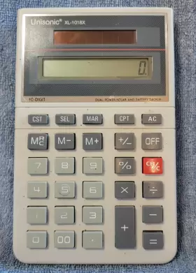 XL-1018X UNISONIC Dual Power Solar Battery Backup Calculator